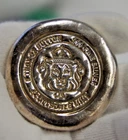 Scottsdale Mint 5 oz Silver Button .999 Fine Silver Scottsdale Lion Head....