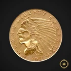 2.5 Eagle Gold Coin 1911 2 1/2 Dollar Indian