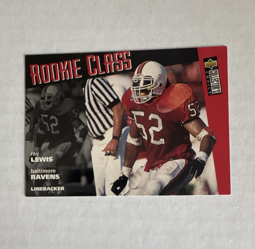 Ray Lewis #20 1996 Collector's Choice card