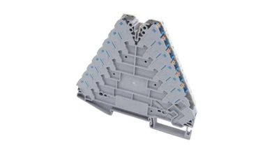 Phoenix-Contact PTRVB 8-FI/BU Potenzialverteiler mit D-PTRV 8 WH 1-8 Abschluss - Bild 1 von 4