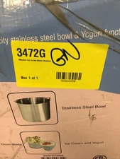 Whynter Ice Cream Maker Machine & Yogurt Automatic 2 Qt. with Built-In CM-220SSY