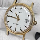 Working Vintage Mens Timex Marlin Mechanical Watch 23560-02574 Date Rare