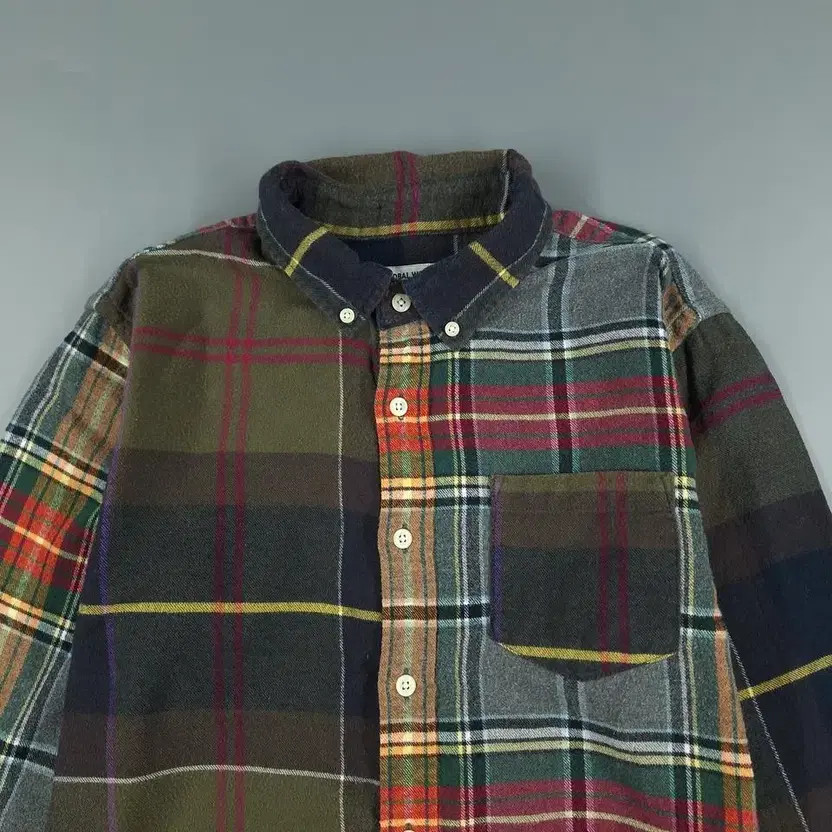Global Work JP Multicolor Patchwork Check Pattern… - image 4