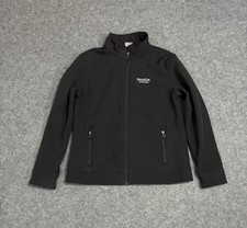 Panda Express Jacket Size Small Barco Black Softshell Fleece Lined