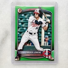 Walker Jenkins - Twins - 2025 Bowman Prospect - RC - Green Border BP-1 /99