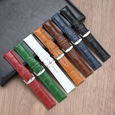 Quick Release 12mm-26mm Watch Band Strap Genuine Leather Bracelet Universal