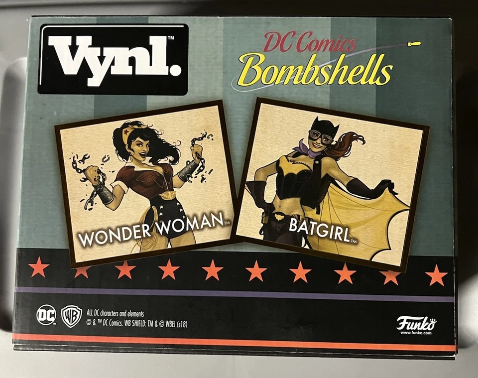 DC Bombshells Vynl Figure! Wonder Woman & Batgirl - Image 2 of 2