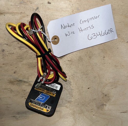 Nordyne 634659 Compressor Molded Plug USED