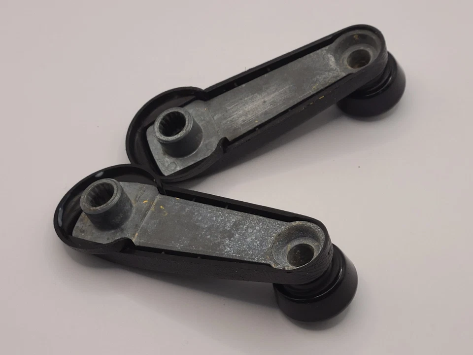 BMW E21 E23 E28 manivela de ventana elevador de bielas de ventana 51321846232 PAR elevador de manivela Foto 2 de 2