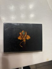 Iris Broach Paperweight /Decor -Vintage Art Dec