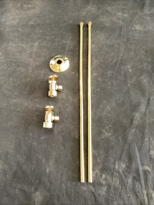 Brasstech Bathroom Supply Compression Kit Polished Brass 493/03N H5