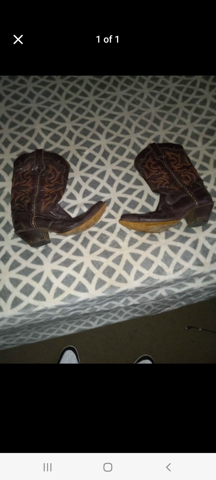 womens durango cowboy boots brown size 9