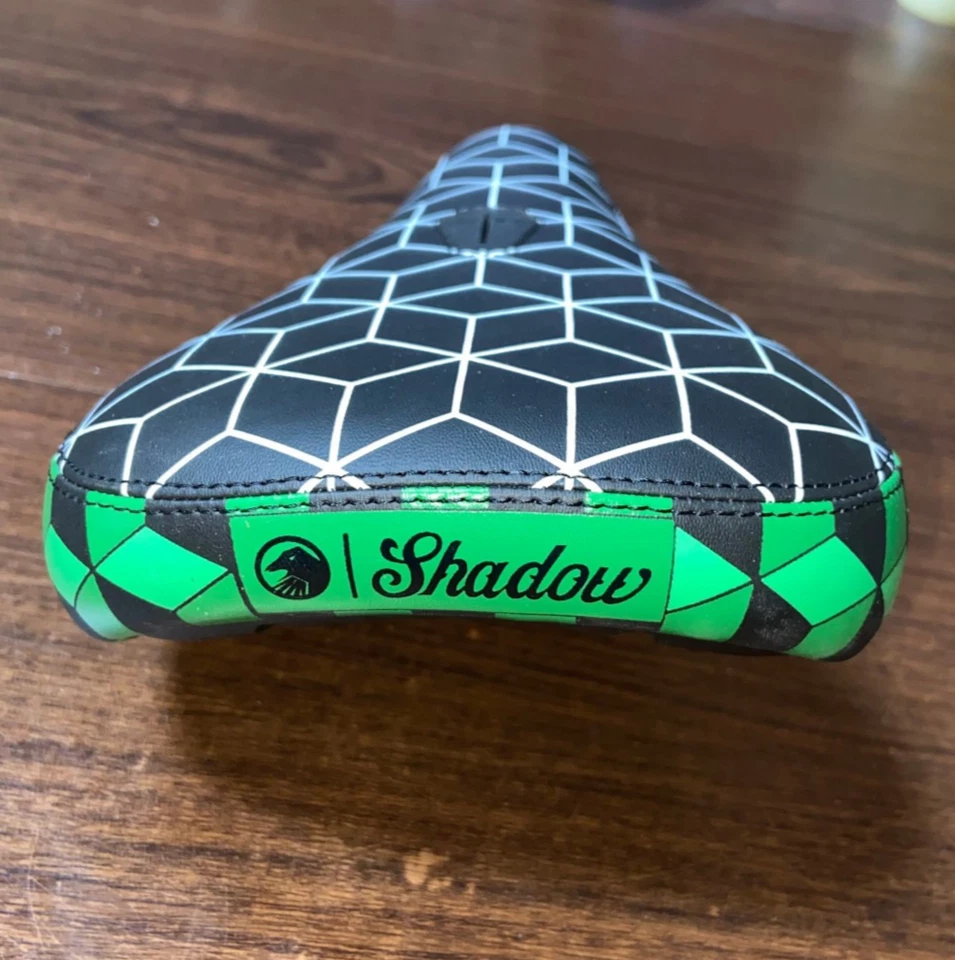 ASIENTO SHADOW CONSPIRACY PENUMBRA PIVOTAL MID BMX NEGRO VERDE COLOR INÉDITO NUEVO Foto 2 de 4