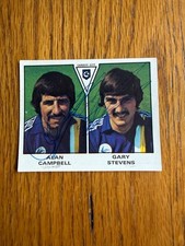 Alan Campbell/Gary Stevens  - Cardiff City Signed Unused Football 80 Sticker