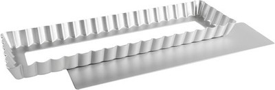 PFT-1375 Rectangle Fluted Tart Pan, 13.75 x 4.25 Inch