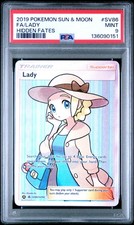 2019 POKEMON SUN & MOON HIDDEN FATES #SV86 FULL ART/LADY PSA 9 on eBay