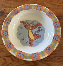 Vintage Zak Designs Melamine Disney Tigger Cereal Bowl Winnie the Pooh