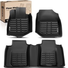 YHTAUTO Floor Mats Compatible with 2009-2013 Honda Fit Fit Model with Retent...