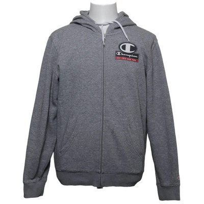 Champion, Kapuzenpullover, Größe: M, Grau, Baumwolle/Polyester/Viskose #Gff