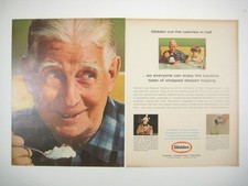 Durkee Whipped Dessert Topping Vintage 1960s Glidden Advertisement Print 2 Page