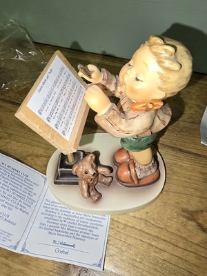 M.I. Hummel Goebel Figurines 2000 Little Maestro Millennium  1st Issue Set COA