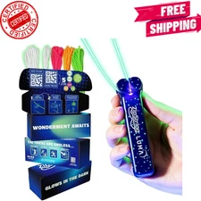 ZipString Luma - The Patented Glow-in-The-Dark Toy That Flies a Loop of String,