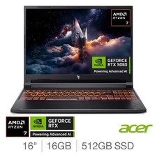 Image of Acer Nitro V16 AI Gaming Laptop 16 Inch AMD Ryzen 7 16GB 512GB GeForce RTX 5060