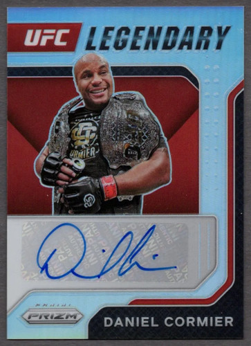 Daniel Cormier [Silver] #LS-DCM 2022 Panini Prizm UFC Legendary Signatures card