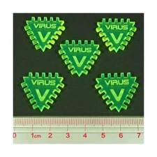 Litko Token Set Android - Netrunner, Virus Tokens New