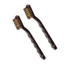 Allied Tools Brass Wire Brush Set 2 Piece Ideal for Battery Terminals 83253