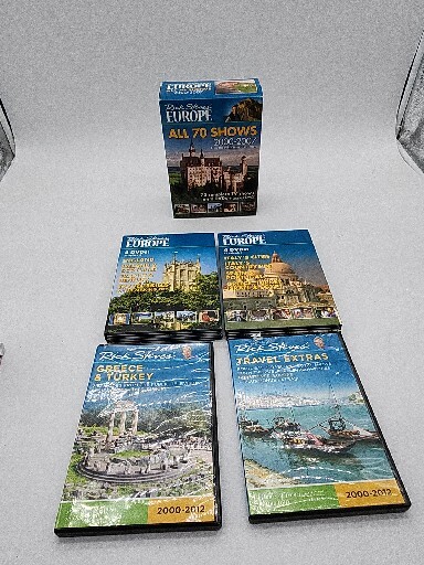 Rick Steves' Europe 2000-2007 All 70 Shows 12-disc DVD Set NTSC 4