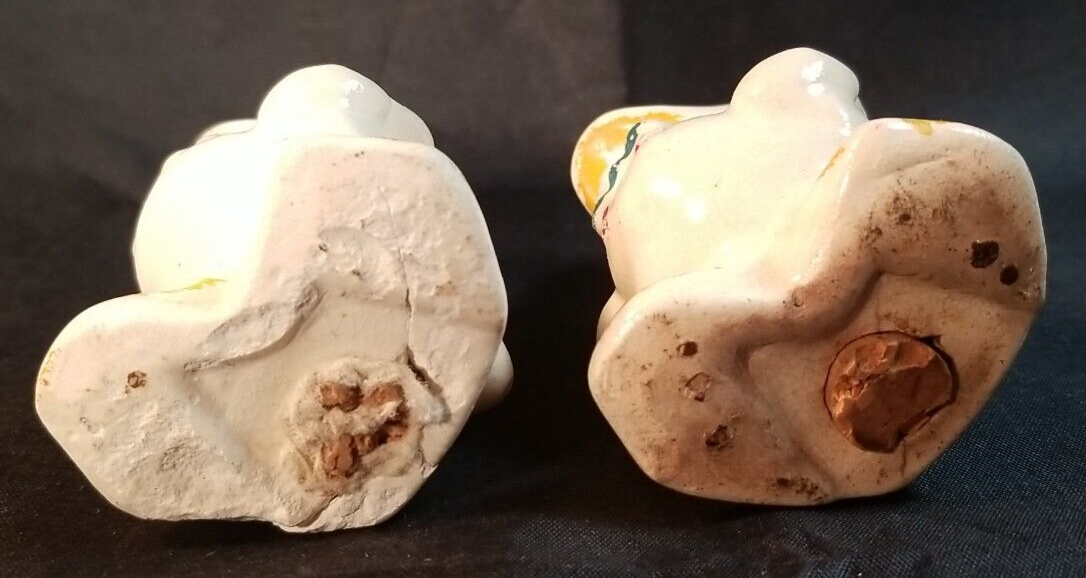Vintage 1940's Walt Disney Ceramic Donald Duck Open Beak Salt
