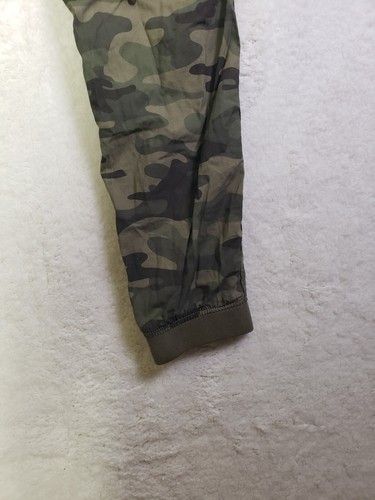 Gap Kids Boys Pants XXL Green Camo Cotton Cargo Drawstring Tapered Leg Jogger - Picture 16 of 19