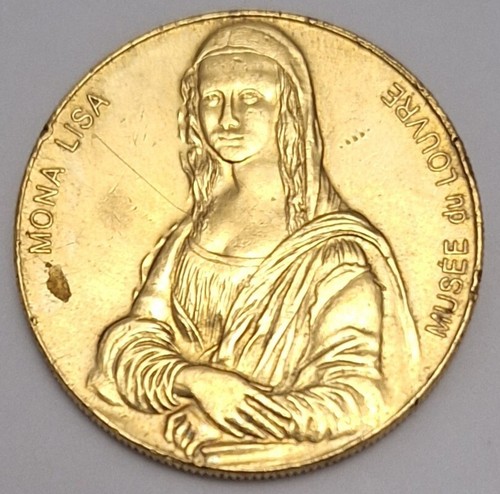 MEDAL FRANCE MONA LISA MUSEE DE LOUVRE REUNION DES MUSEES NATIONAUX GRAND PALAIS - Picture 5 of 5