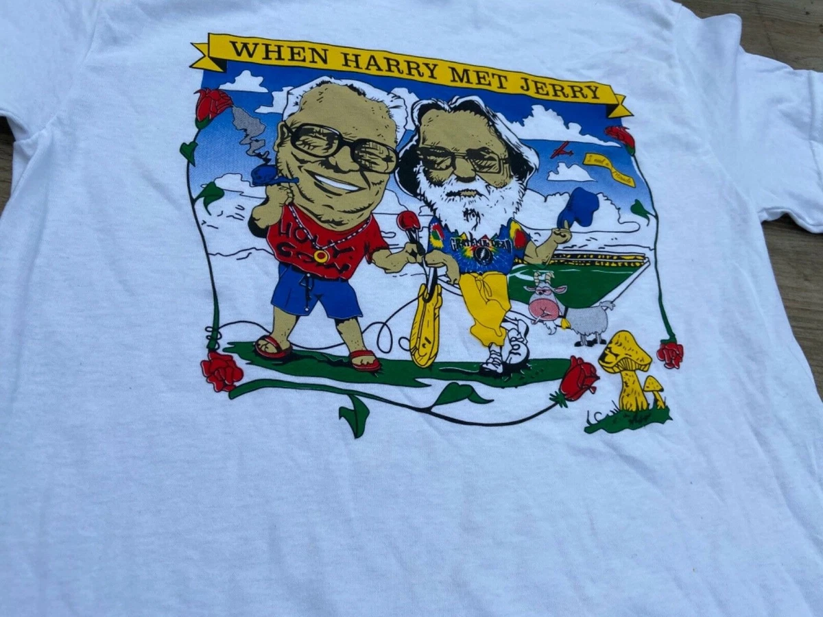 Grateful Dead Harry met Jerry wrigley field Chicago CUBS Garcia Caray  T-shirt