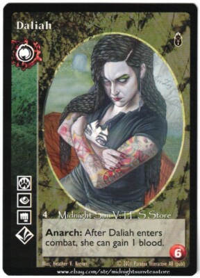 Daliah Tzimisce Anarchs Unbound Kickstarter V:TES VTES Vampire CCG