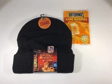  Mens Winter Hat Warm Thick Fleece Lined Best Thermal  Rating Free Hand Warmers