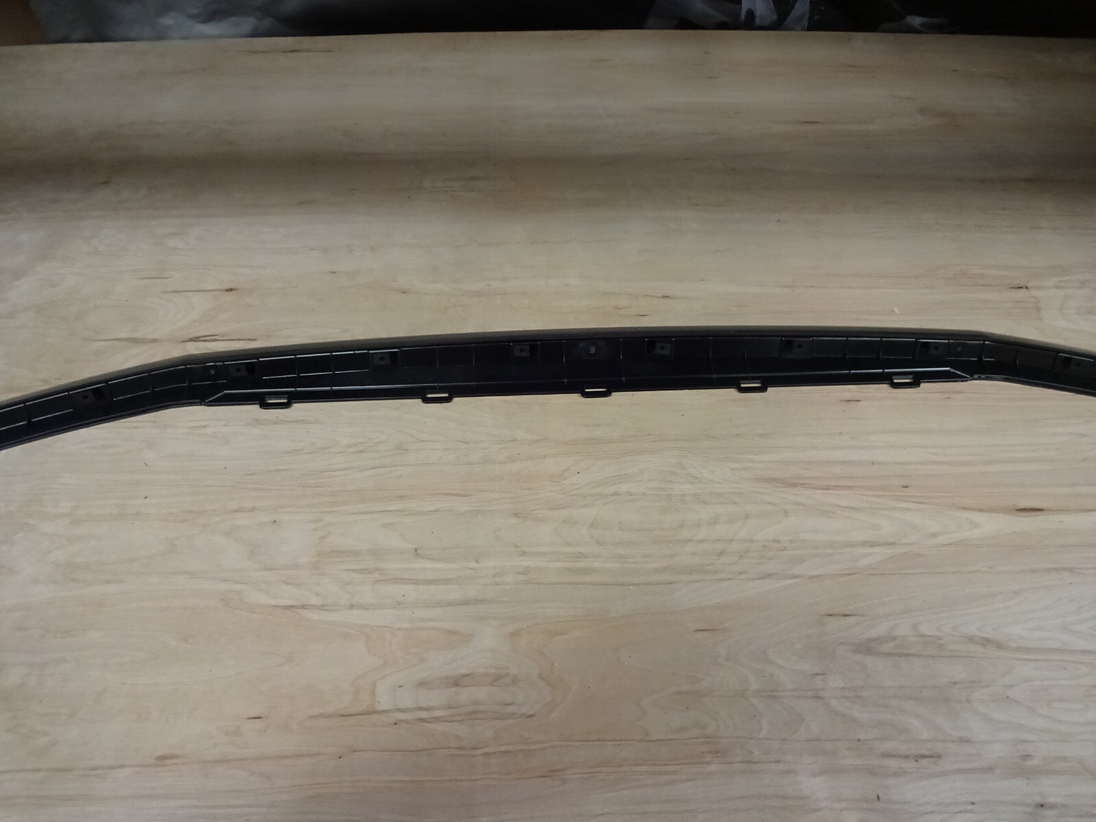 Lamborghini Huracan EVO Rear Upper Bumper Cover Shiny Black (NEW) P/N 4T0807527E