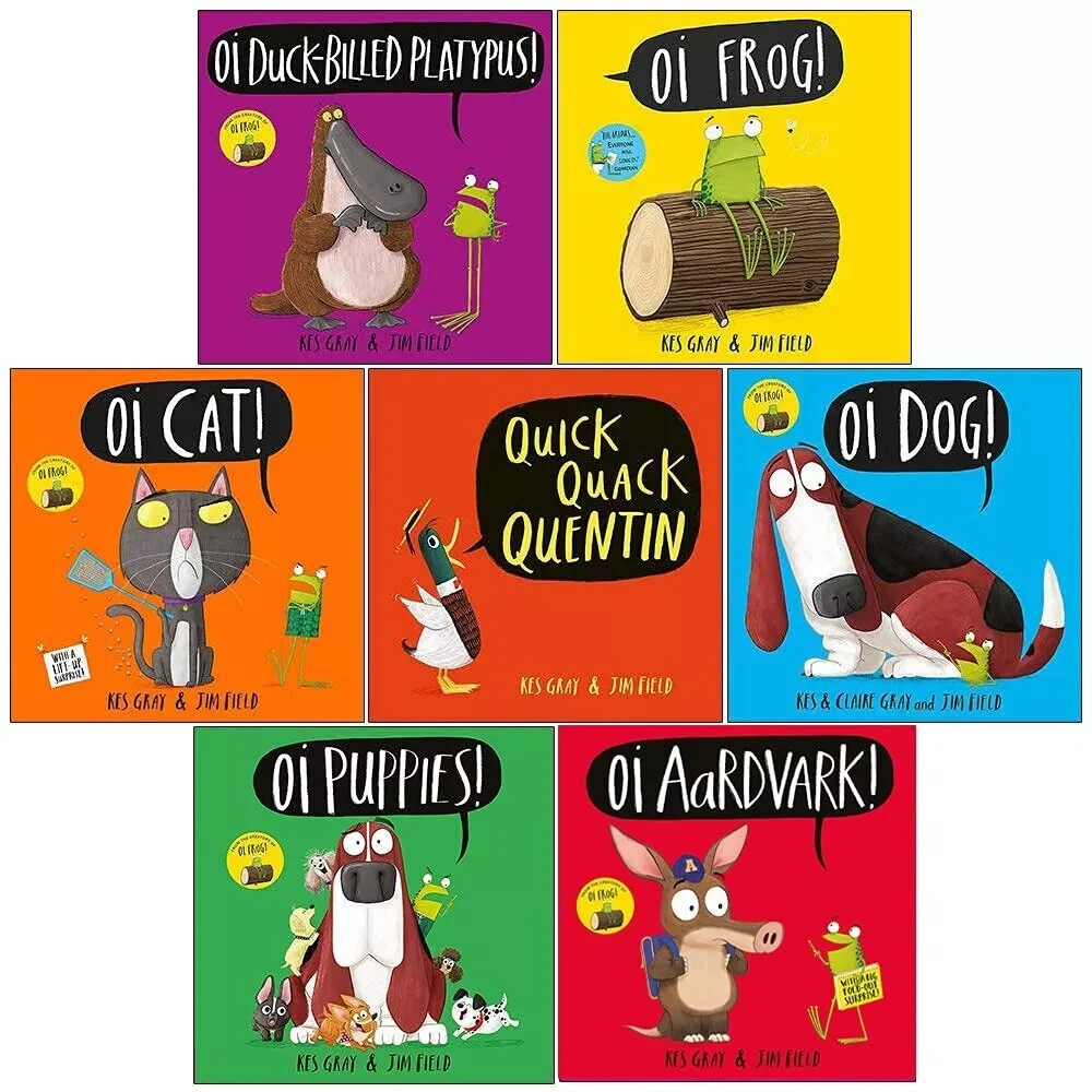 Kes Gray Oi Frog and Friends Collection 7 Books Set Oi Duck-billed Platypus NEW