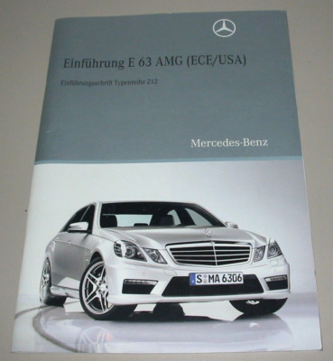 Workshop Manual Mercedes E-Class E 63 AMG ECE USA W 212 Book Status June 2009