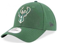 New Era Nba Milwaukee Bucks The League Velcroback 940 9Forty Cap Adjustable
