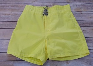 Birdwell Beach Britches Lace Front Vintage Lemon Yellow ...