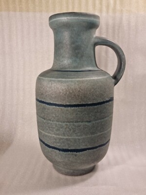 Vase/Krug Fridegart Glatzle 1978 Karlsruhe Majolika Handbemalt