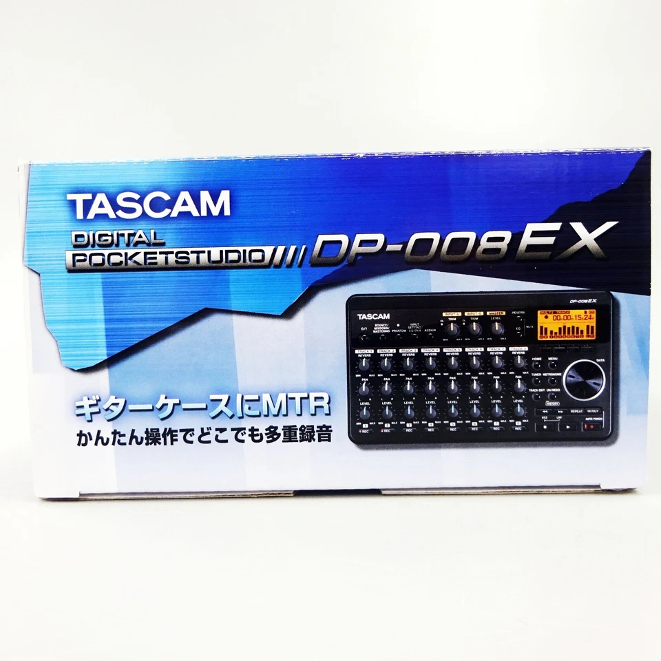 TASCAM multi-track recorder DIGITAL POCKETSTUDIO DP-008EX from Japan NEW - Image 2 of 4