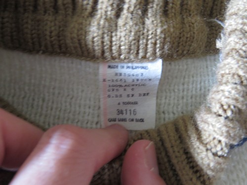 VTG 2 PC Philippines CHAMP Knit Sweater Blue Corduroy Pants Outfit Toddler 4 SEE - Picture 6 of 16