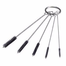 5pcs Nylon Brush Shank BRIAR Tobacco Pipe Cleaner Cleaning Stainless Steel