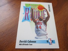 DERRICK COLEMAN (new jersey nets- F) 1991/92 skybox ALL-ROOKIE card #318 nr/mint