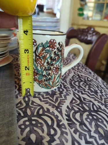 Nakkas Ceramic Turkish Mug Decorative Handpainted Coffee Cup Vintage - Picture 10 of 11