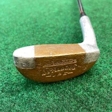 Spalding Indicator JPI 35" putter stepless steel shaft leather grip RH