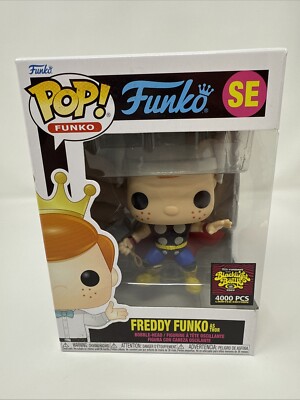 Freddy Funko As Thor Blacklight Battle 4000 Funko Pop Figure New Box Near Mint